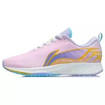 Кроссовки Li Ning Speed Weave из синтетической кожи с амортизацией и отскоком, низкие, женские, кроссовки персиково-розового цвета ARMR022-5 36