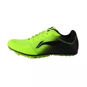 Кроссовки Li Ning Track Spikes Professional Breathable Support Low Top унисекс флуоресцентно-зеленые черные LJJO118-1 36