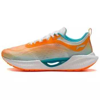 Кроссовки Li Ning Ultra Light 19 светоотражающие легкие нескользящие износостойкие амортизирующие низкие мужские кроссовки оранжево-синие ARBS001-13 44