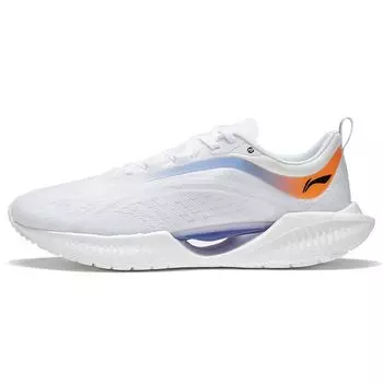 Кроссовки Li Ning Ultra Light 19 Vitamin Reflective, нескользящие, износостойкие, с низким верхом, мужские кроссовки, белые, фиолетовые, ARBS001-1 44