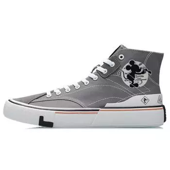 Кроссовки Li Ning We Wo Canvas Hi унисекс, железно-синие AECR007-2 39