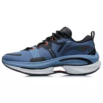 Кроссовки Li Ning Wu Shi 5S 1.0 из ткани TPU с поддержкой отскока, амортизацией, нескользящие, износостойкие, с низким верхом, мужские кроссовки, синие ARSR031-3 39