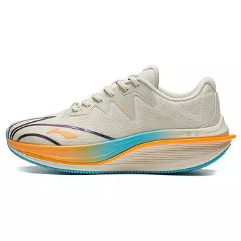 Кроссовки Li Ning Wu Shi 5S 2.0 V3 для бега с поддержкой и повседневными амортизирующими нескользящими прочными низкими кроссовками для мужчин, жемчужно-белые ARSS043-1 41