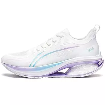 Кроссовки Li Ning Wu Shi 5S 3.0 повседневные нескользящие износостойкие дышащие низкие женские кроссовки белые синие фиолетовые ARST002-1 39