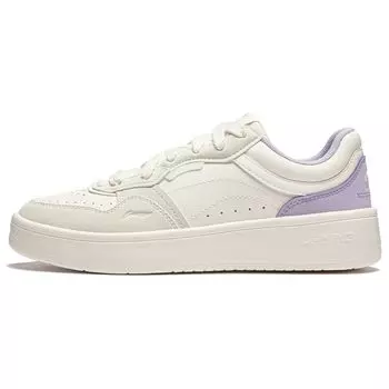 Кроссовки Li Ning Xingchu 2.0 V2 повседневные универсальные с толстой подошвой, увеличивающие рост, нескользящие, износостойкие, с низким верхом, для скейтбординга, женские, белые, зеленые, AGCU108-3 35