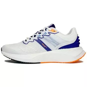 Кроссовки Li Ning Yue Ying 1.0 с амортизацией, нескользящие, износостойкие, с низким верхом, мужские кроссовки белого и синего цвета ARHS035-2 42