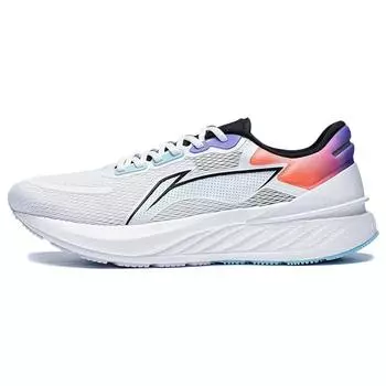Кроссовки Li Ning Yue Ying 2.0 со шнуровкой и круглым носком из синтетической кожи, нескользящие, износостойкие, дышащие, с низким верхом, мужские кроссовки ARHT001-9 40
