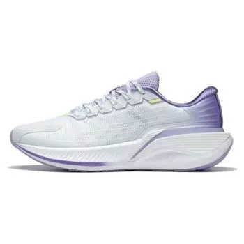 Кроссовки Li Ning Yue Ying 2.0 Pro 2-го поколения с противоскользящей износостойкой дышащей подошвой для бега, женские, белые, фиолетовые ARHS024-6 37