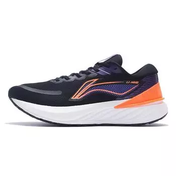 Кроссовки Li Ning Yue Ying 2.0 с амортизацией и отражением, низкие, мужские, кроссовки, черные, фиолетовые, оранжевые ARHS021-3 39