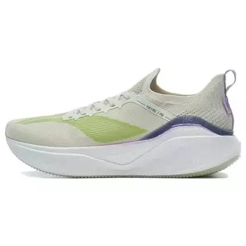 Кроссовки Li Ning Yue Ying 3.0 Pro Fabric Round Toe Lace-Up Толстая подошва Легкие амортизирующие износостойкие низкие кроссовки для бега для мужчин ARHT017-11 45