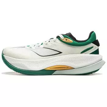 Кроссовки Li Ning Yue Ying 4 Pro, удобные спортивные, износостойкие, нескользящие, с низким верхом, для тренировок, мужские, белые, зеленые ARHU013-4 39