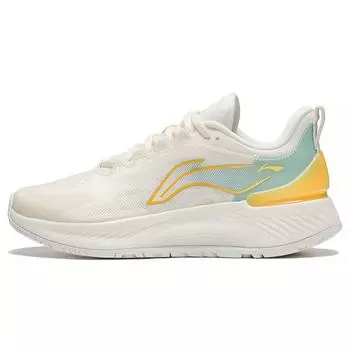 Кроссовки Li Ning Yue Ying Element с дышащим легким и прочным низким верхом, женские кроссовки бежево-синего цвета ARHS008-1 36