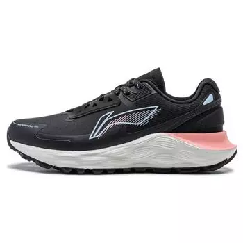 Кроссовки Li Ning Yufeng из ткани, удобные, амортизирующие, прочные, с низким верхом, женские, черные ARST056-2 37