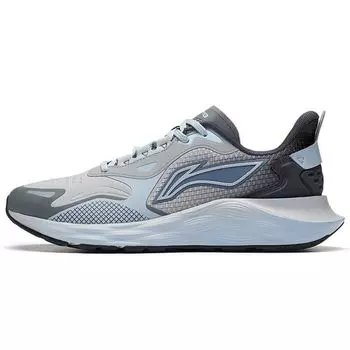 Кроссовки Li Ning Yufeng с низким верхом, амортизирующие, нескользящие, прочные, мужские, серые, черные ARSS013-3 43