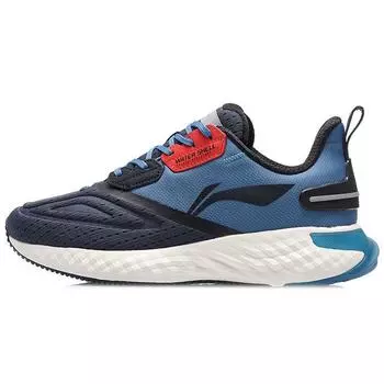 Кроссовки Li Ning Yun Five Generation Shield Shock Absorbing с низким верхом, нескользящие, износостойкие, мужские, сине-серые ARHQ243-4 43