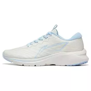 Кроссовки Li Ning Yun Que повседневные удобные из ткани, нескользящие, износостойкие, дышащие, с низким верхом, женские, белые, синие ARST034-3 35