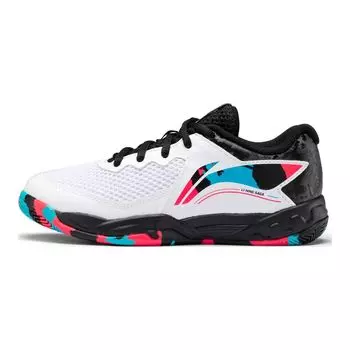 Кроссовки LiNing 2 Junior Non-Slip Shock Absorbing Durable Training Shoes Kids Sneakers Black White AYTT008-1 35.5