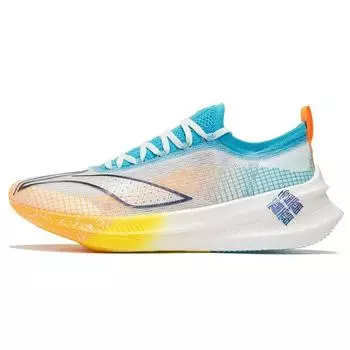 Кроссовки LiNing Feidian 2.0 Elite легкие, нескользящие, прочные, с низким верхом, мужские кроссовки белого, синего, оранжевого цвета ARMS019-1 39