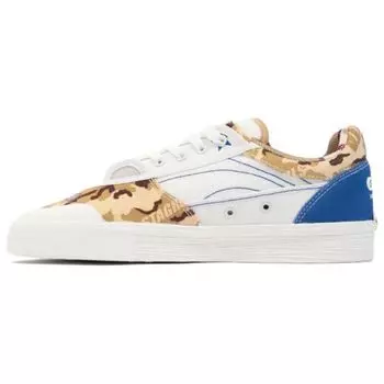 Кроссовки LiNing STA X 50/50 Trendy Casual Low-Top, лимитированная серия, мужские кроссовки, белые, коричневые, синие, AECS045-2 43