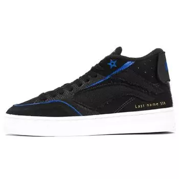 Кроссовки LiNing Stahood Limited Edition Skate Culture Mid-Top для мужчин, черные, синие, AECR125-2 42
