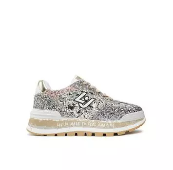 Кроссовки Liu Jo Amazing 26 BF4047 TX007 серебристый EU 37