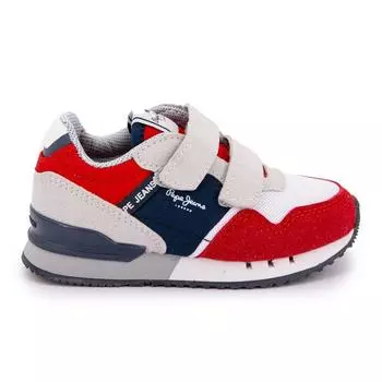 Кроссовки London B.May красные PEPE JEANS
