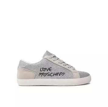 Кроссовки LOVE MOSCHINO JA15512G0IJK190A серебристый 35