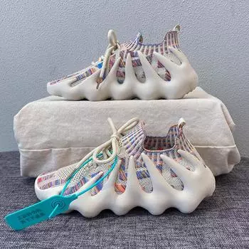 Кроссовки Lovers Fly Woven Coconut, женские летние дышащие повседневные кроссовки, носки Volcano, мужские 35