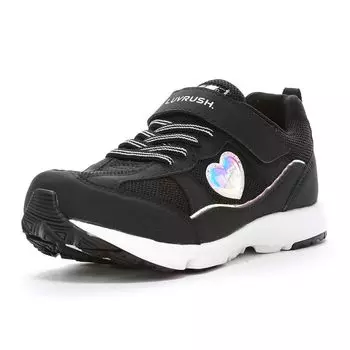 Кроссовки LV1213 для девочек черные см 3E [Superstar] 23.0 чёрный