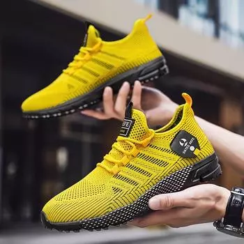 Кроссовки MAEDEF для бега для мужчин, легкие, высококачественные, мужские, дизайнерские, сетчатые, повседневные, на шнуровке, для спорта на открытом воздухе, теннисные туфли 41 чёрный