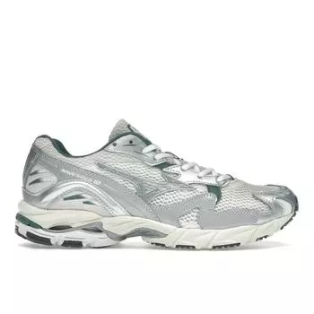 Кроссовки Mizuno Wave Rider 10 Белый Сланцевый Бистро Зеленый Мужские Белоснежный D1GA243107 40.5