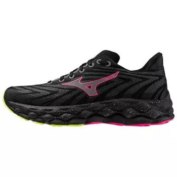 Кроссовки Mizuno Wave Sky 8 черные серебристо-розовые Tetra Unisex J1GC240206 41