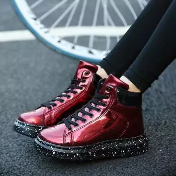 Кроссовки Модная мужская обувь Весенний тренд Повседневная спортивная обувь для женщин Новый комфорт Вулканизированная платформа Дышащая 36 серебряный