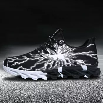 Кроссовки Мужская обувь Lightning Shoes Дышащая повседневная обувь Обувь Tide 39 чёрный
