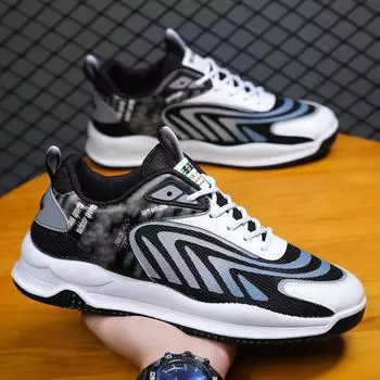 Кроссовки Мужская обувь Модная мужская обувь Мягкая подошва Повседневная обувь Young And Young Platform Dad Модные кроссовки для бега 39 синий