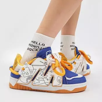 Кроссовки Мужская обувь Ретро Классическая уличная одежда Хип-хоп Панк Обувь для скейтборда Модные кроссовки Пара Открытый тренажерный зал Спортивная повседневная обувь 36 зелёный