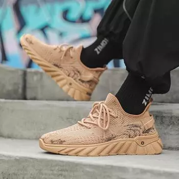 Кроссовки Мужская обувь Спортивные сетчатые кроссовки Корзины Кроссовки Уличная спортивная обувь Мужская 39 белый