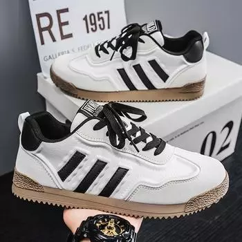 Кроссовки мужские 2025 ранняя весна импортная торговля новая удобная мягкая подошва легкая универсальная Douyin Kuaishou популярная повседневная мужская обувь 39