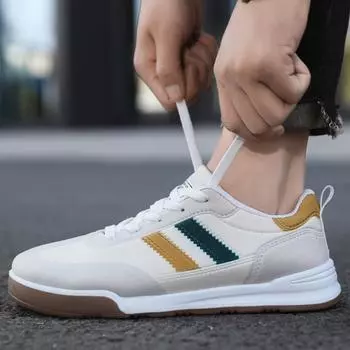 Кроссовки мужские 2025 весна новые кроссовки Dexun ретро тренд парусиновые туфли мужские дышащие повседневные туфли 39 чёрный