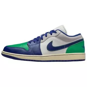 Кроссовки мужские Air Jordan 1 Low Rare Air Синий Белый Темно-синий 553558-147 40