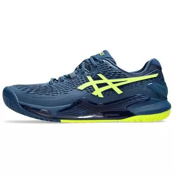 Кроссовки мужские ASICS Gel-Resolution 9 Mako Blue Safety Yellow 1041A330-404 44