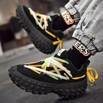 Кроссовки мужские Clunky Tenis Masculino Парные туфли Повседневные мужские роскошные туфли Кроссовки для бега Женские кроссовки для бега 36 бежевый