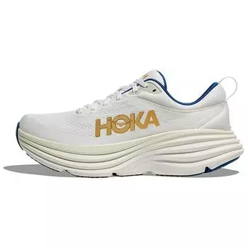 Кроссовки мужские HOKA Bondi 8 Frost Gold белые 1123202-FTG 44