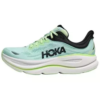 Кроссовки мужские HOKA Bondi 9 Luna Moth Blue Spark зеленые 1162011-LNMT 40