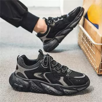 Кроссовки мужские и универсальные на толстой подошве для спорта и отдыха 39