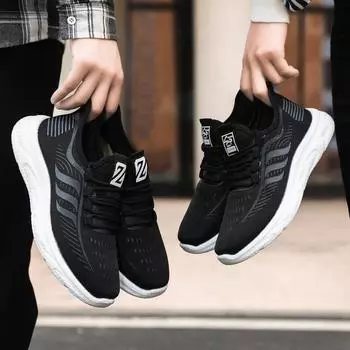 Кроссовки мужские и женские из тонкой сетки, дышащие, мягкая подошва, легкие, для папы, мужская обувь, весна и осень 39