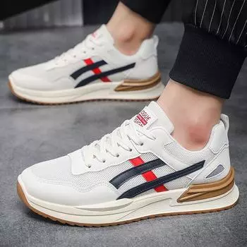 Кроссовки мужские износостойкие легкие дышащие мужские спортивные туфли удобные нескользящие повседневные кроссовки Zapatillas Mujer 39