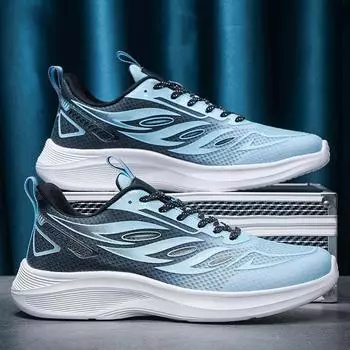 кроссовки мужские кроссовки большого размера сетчатые дышащие спортивные на открытом воздухе плоские повседневные удобные кроссовки 2025 модные оригинальные теннисные туфли 39 белый