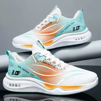 Кроссовки мужские летние новые цветные модные повседневные туфли мягкая подошва легкие кроссовки кроссовки мужские 39