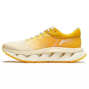 Кроссовки мужские Li Ning Arc CRC с низким верхом и нескользящей подошвой, желтые, белые, AZGU005-2 43
